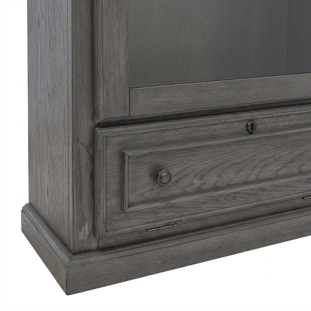 Grey Gun Cabinet With Secure Storage For Firearms And Accessories. Picture 6