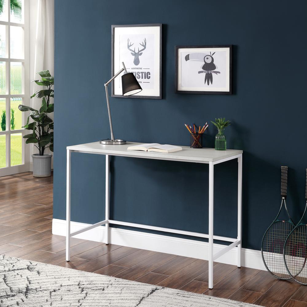 Contempo 42" Desk in White Oak Finish , CNT42-WK. Picture 2