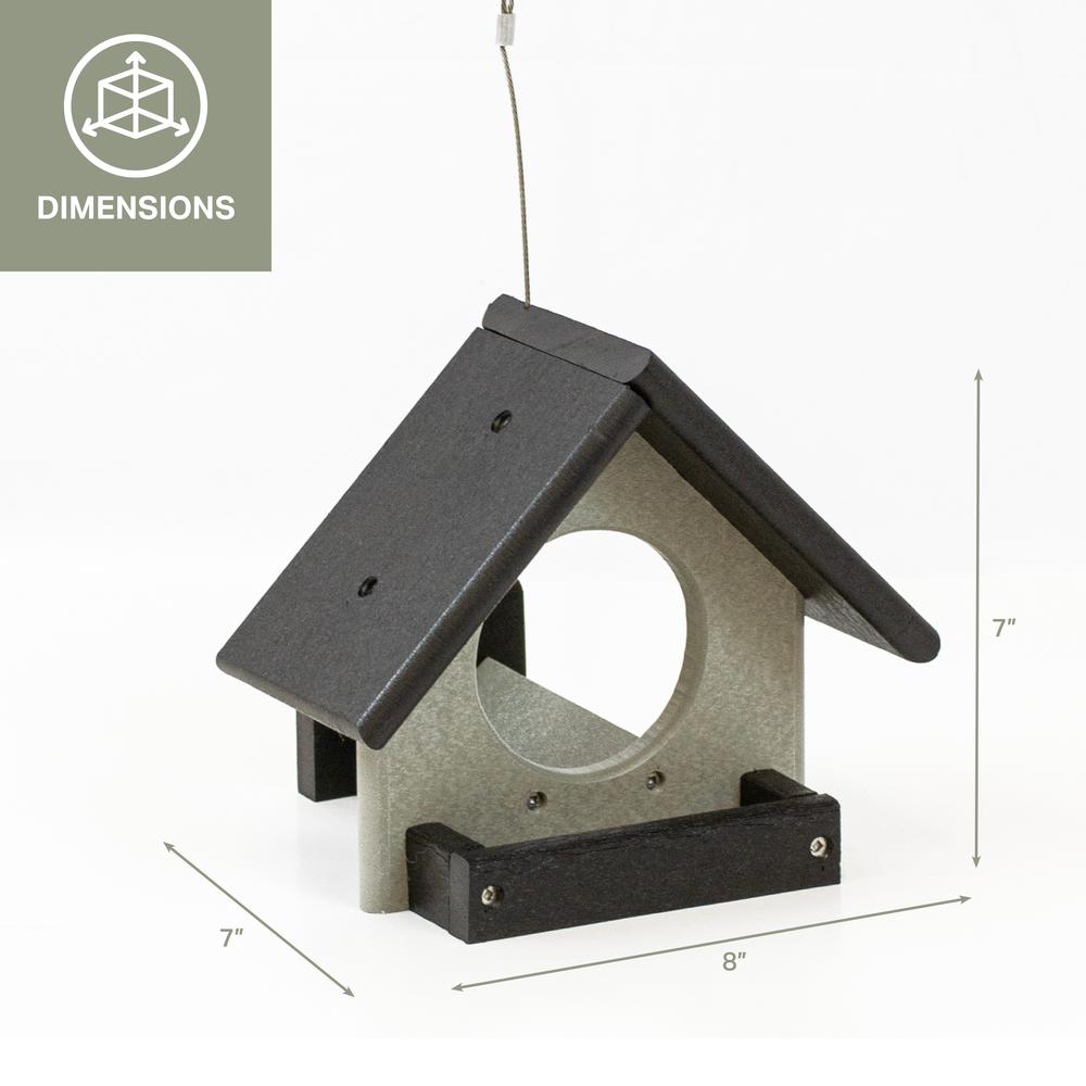 Peanut Butter Jar Bird Feeder Made with High Density Poly Resin. Picture 2