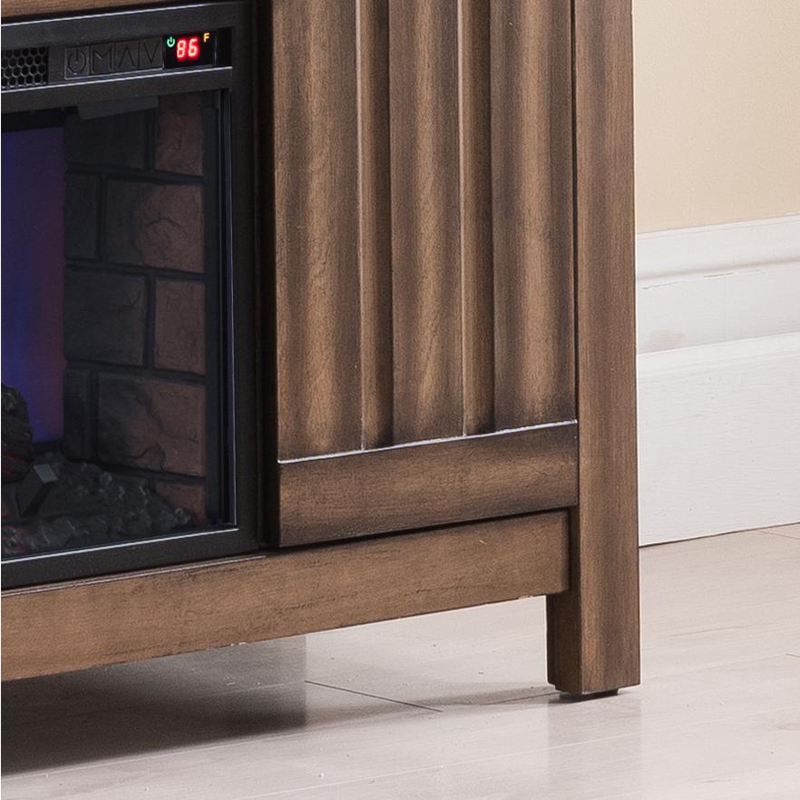 OS Home Model 5542 Infrared Electric Fireplace Media Console .. Picture 6