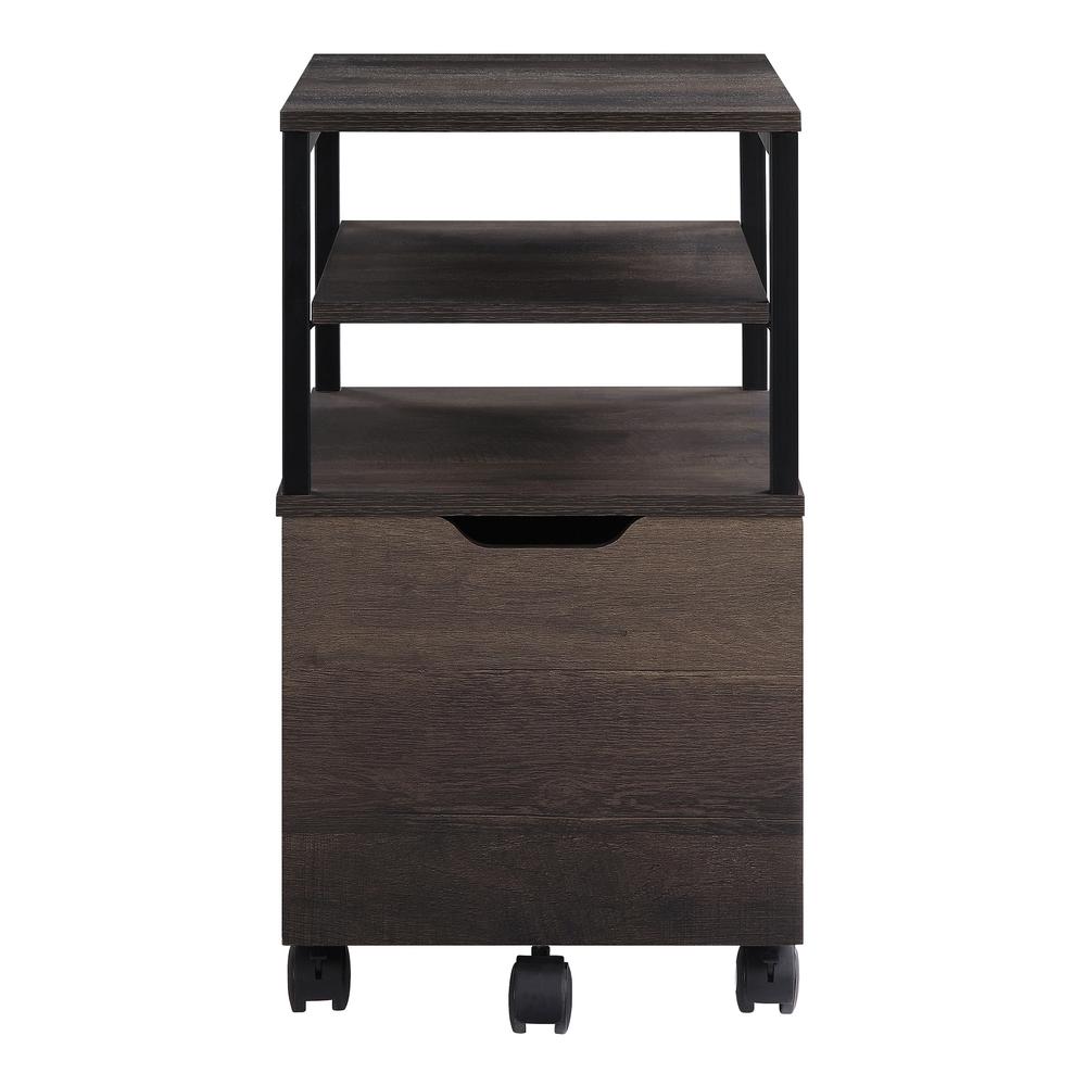 Contempo Mobile Cart in Ozark Ash finish, CNT15-AH. Picture 4