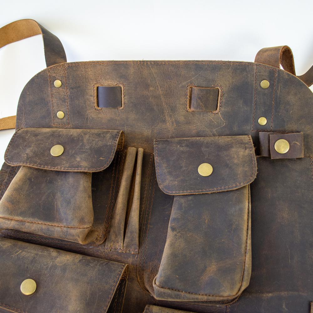 Hunter’s Leather Car Seat Organizer. Picture 2