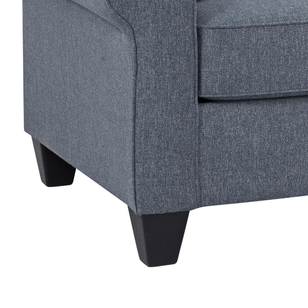 Eureka Rolled Arm Loveseat with Two Pillows. Picture 4
