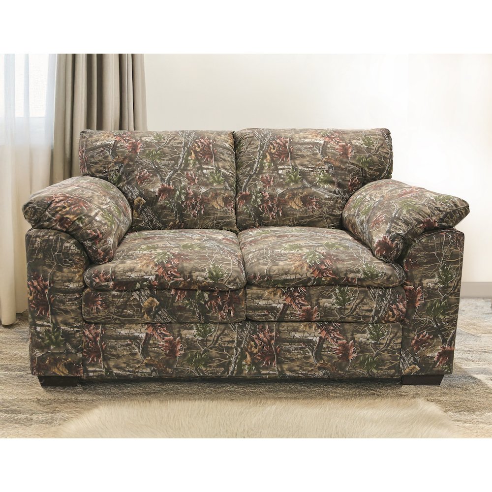 Loveseat in Superflauge Camo Fabric. Picture 2