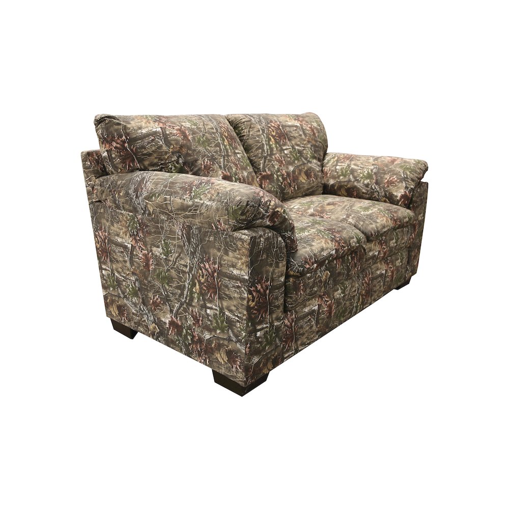 Loveseat in Superflauge Camo Fabric. Picture 3