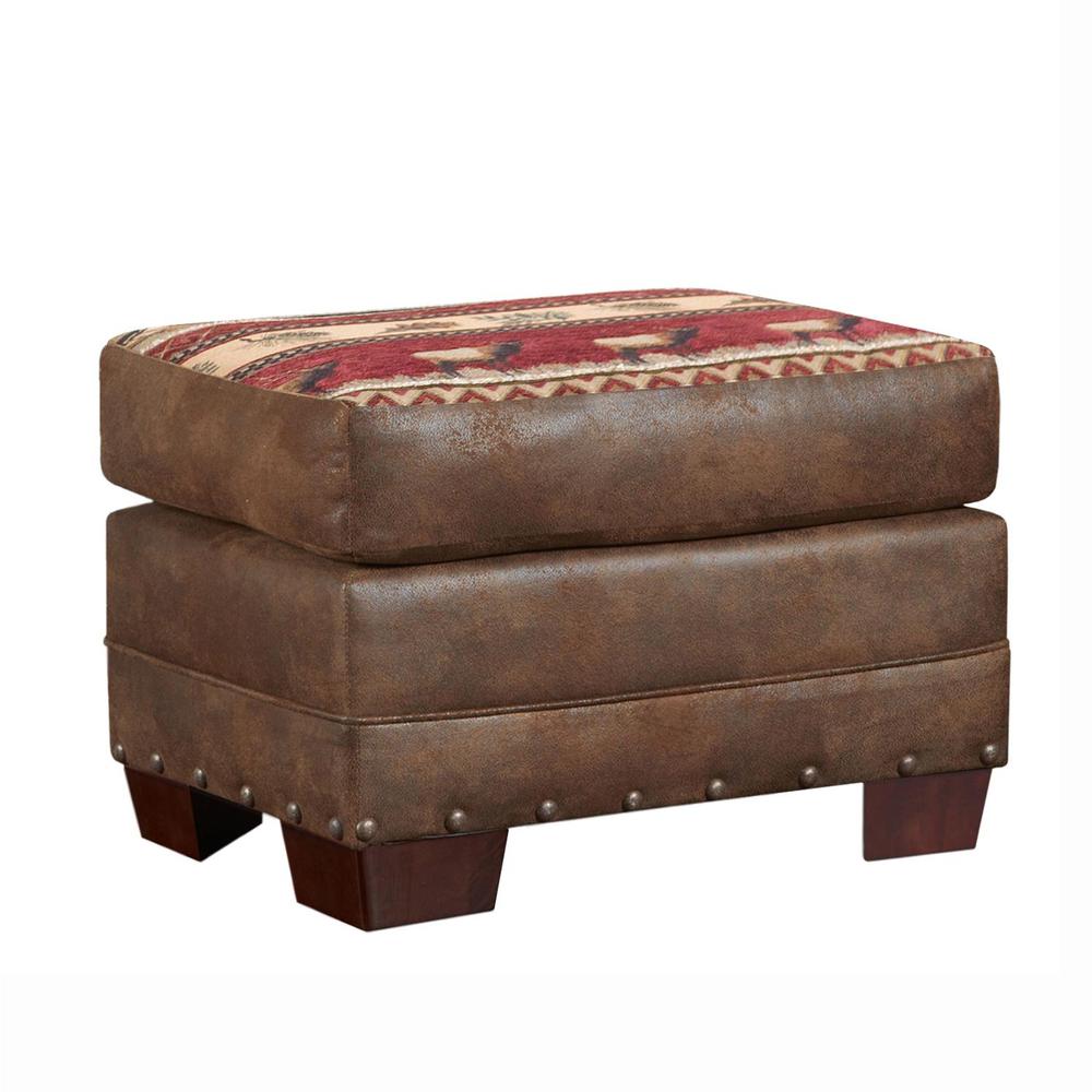 Sierra Lodge Arm Chair with Matching Ottoman. Picture 2