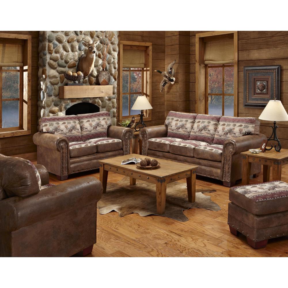 Deer Valley Arm Chair with Matching Ottoman. Picture 8