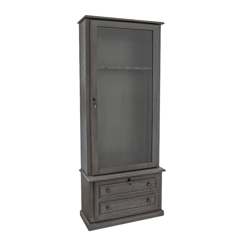 Grey Gun Cabinet With Secure Storage For Firearms And Accessories. Picture 4