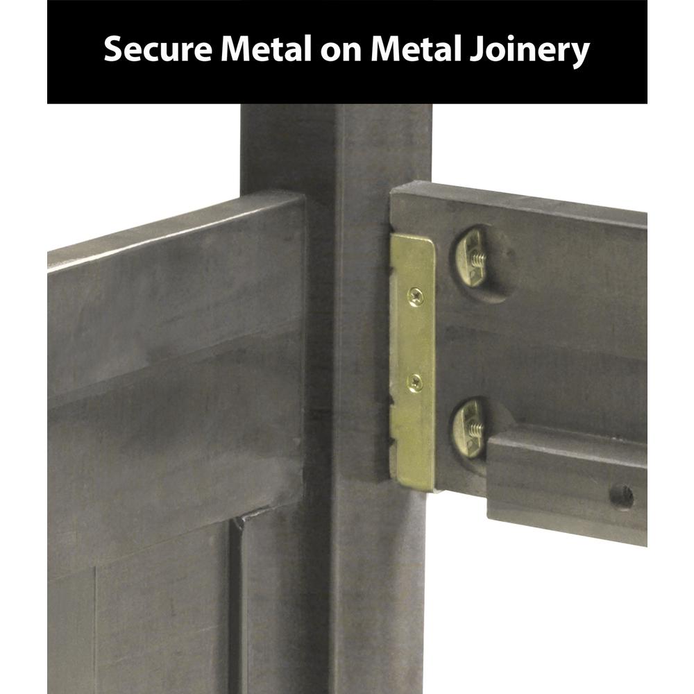 OS Home and Office Furniture Model 83220K6-22 Solid Pine Twin Captains Bookcase Bed with 6 drawers in Charcoal Gray. Picture 6