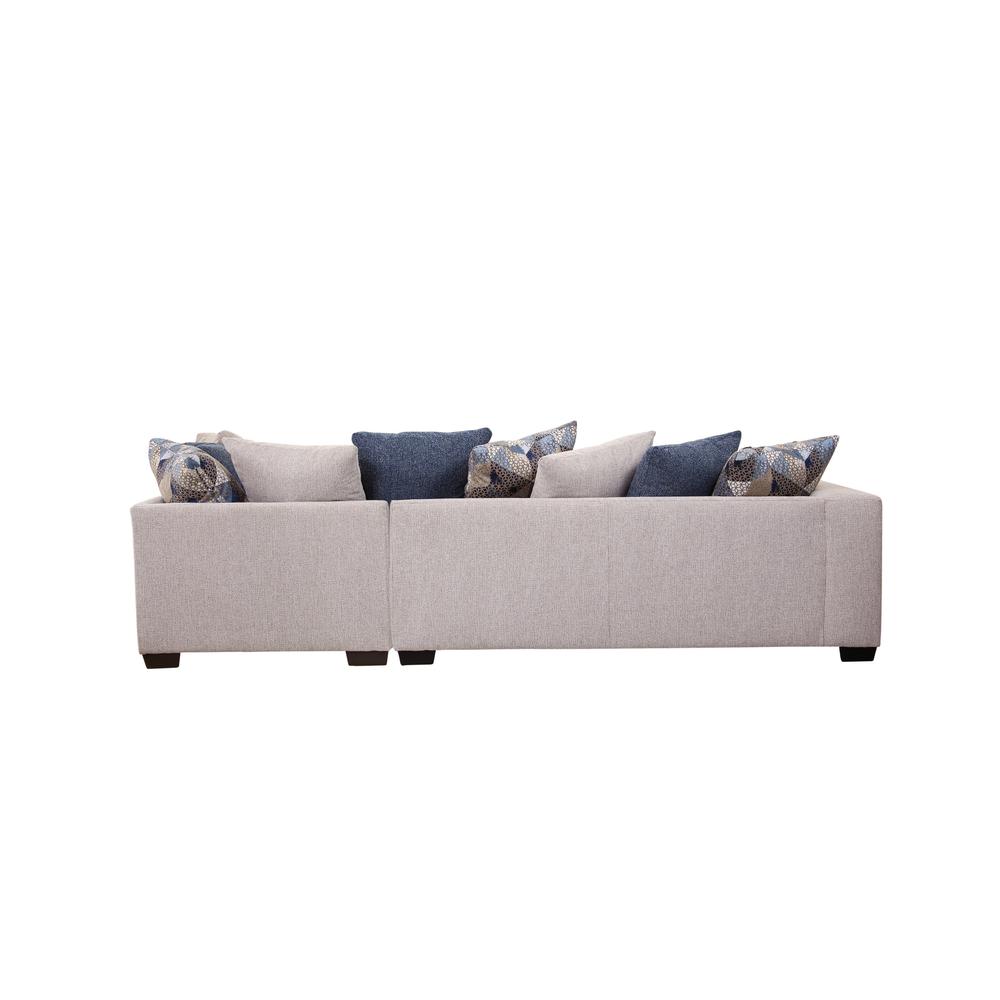 American Furniture L Shaped Sectional Sofa with 9 Loose Back Pillows and 2 Accent Pillows. Picture 2