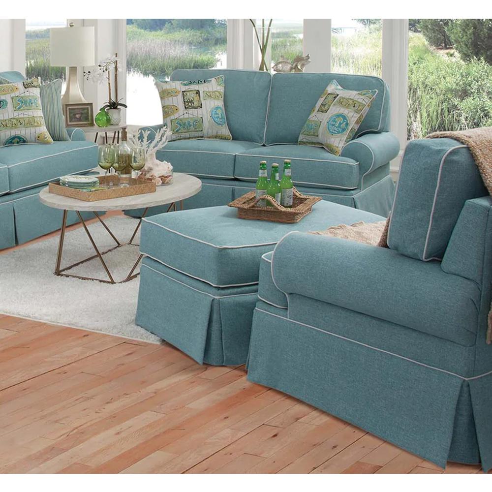 American Furniture Classics Upholstered Ottoman. Picture 5