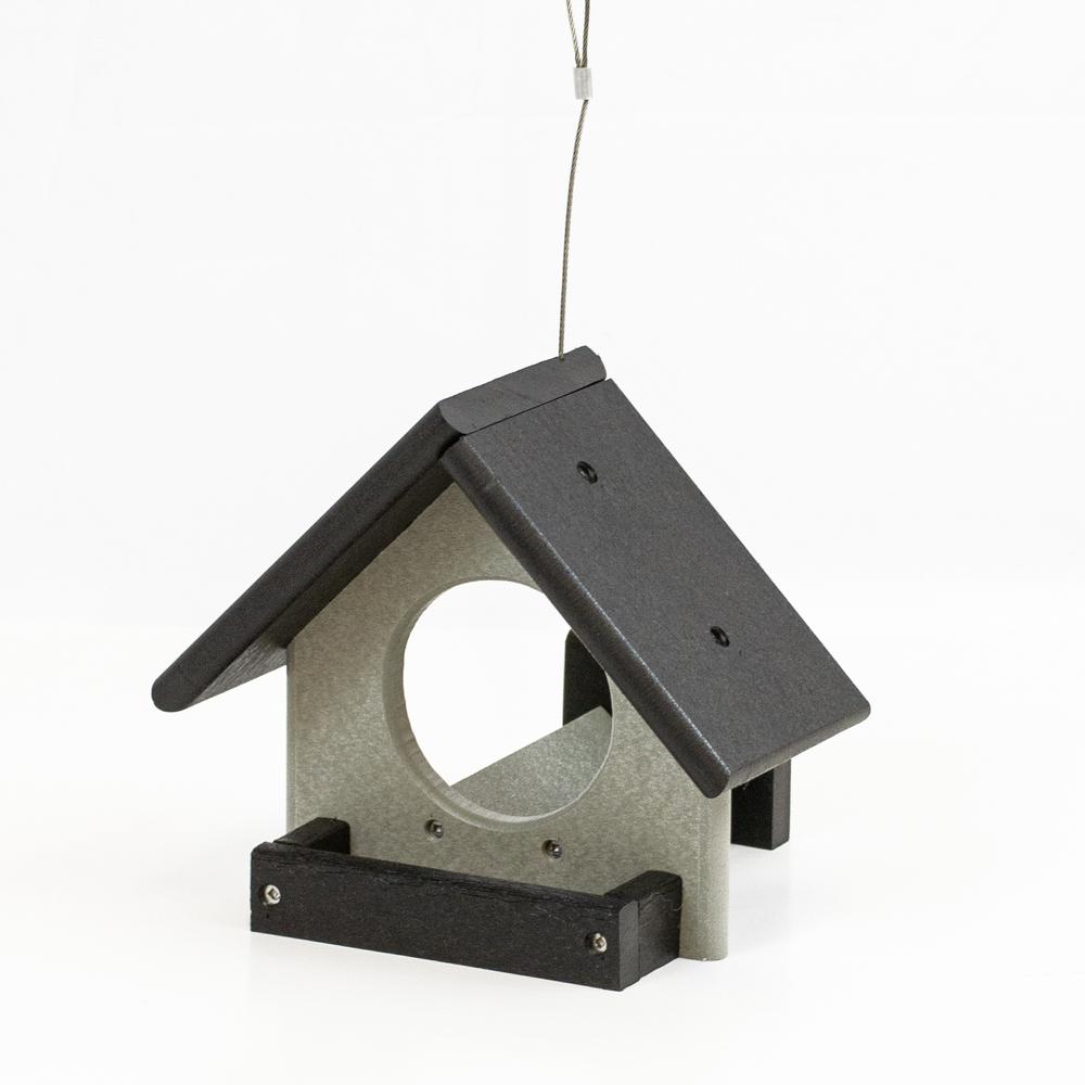 Peanut Butter Jar Bird Feeder Made with High Density Poly Resin. Picture 1