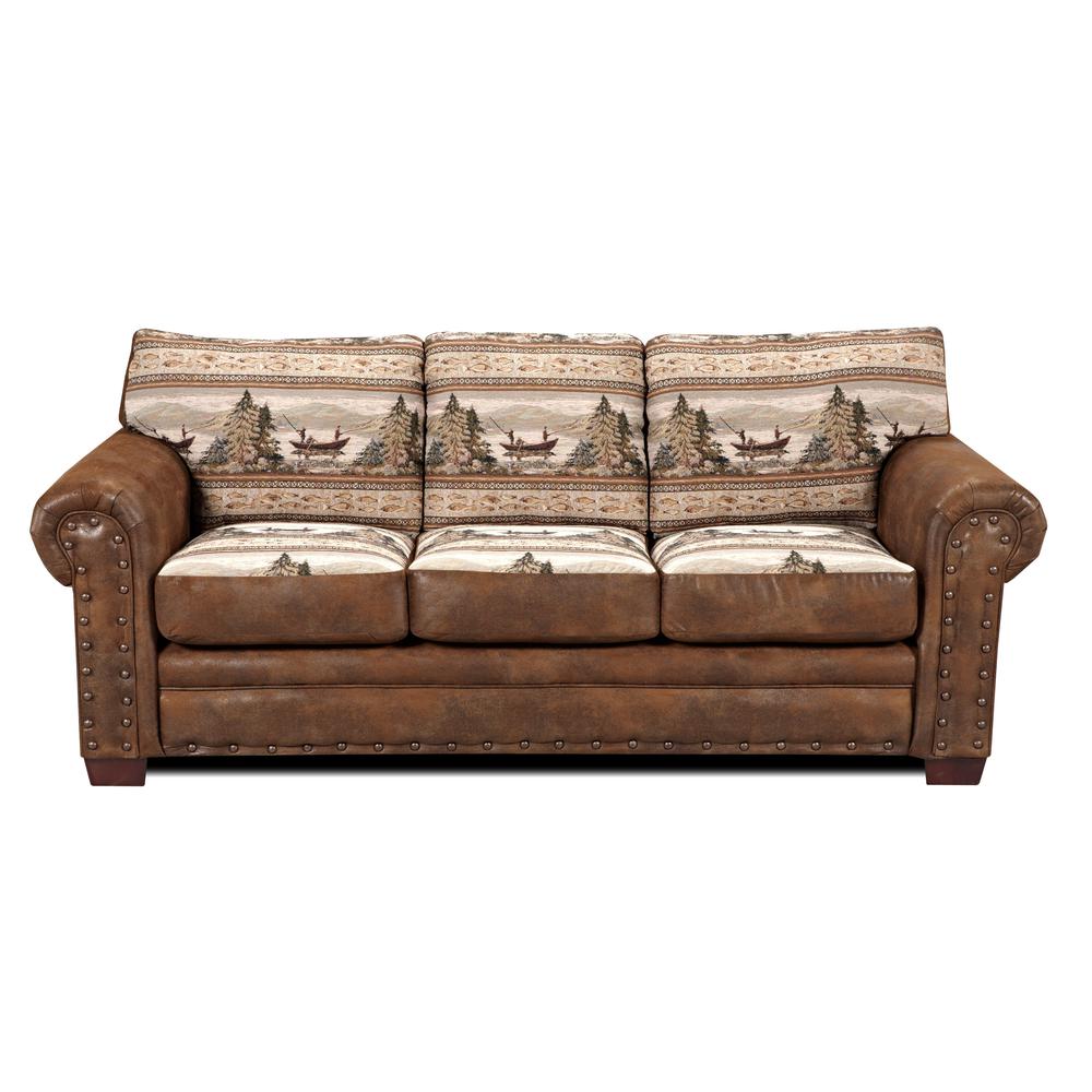 Alpine Lodge Sleeper Sofa. Picture 1