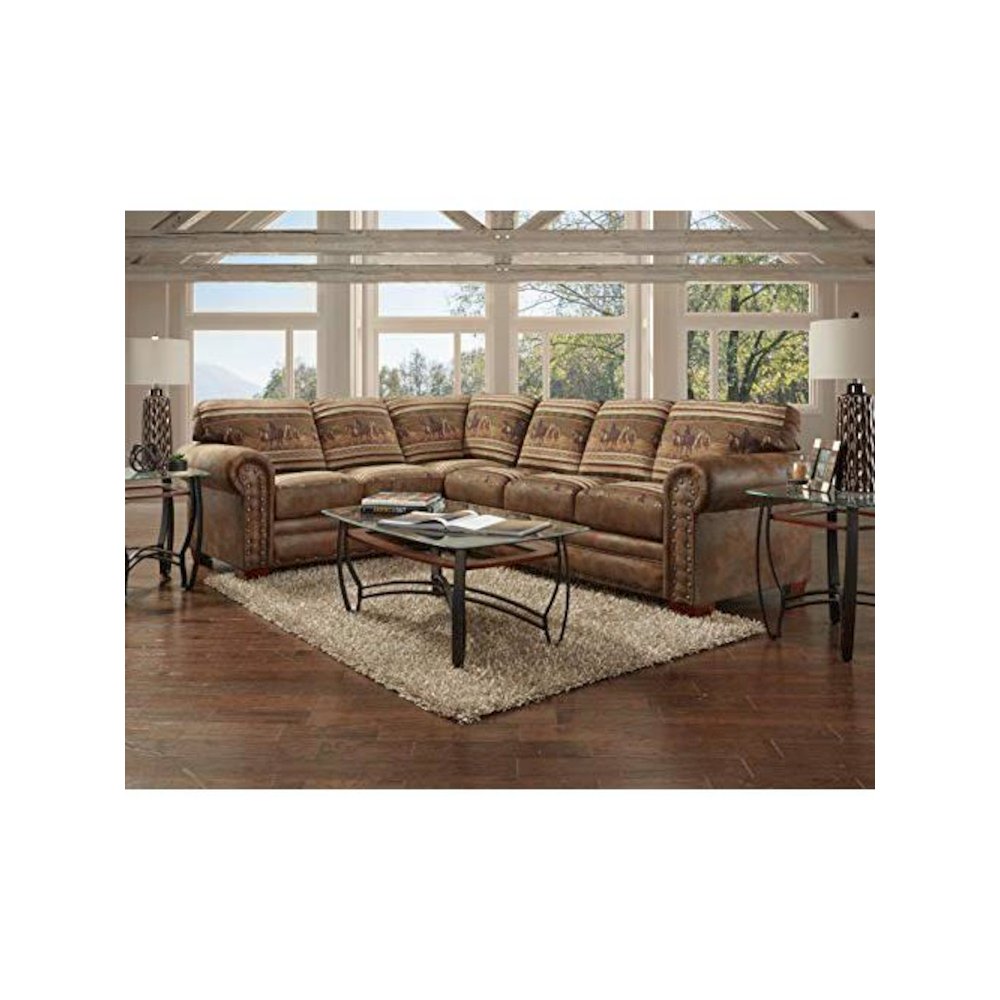 Wild Horses Two Piece Sectional Sofa. Picture 1
