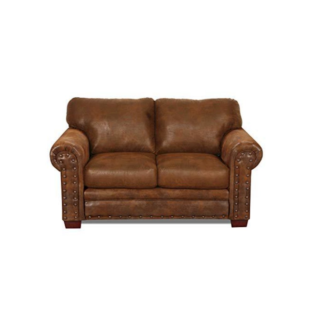 Buckskin Loveseat. Picture 1