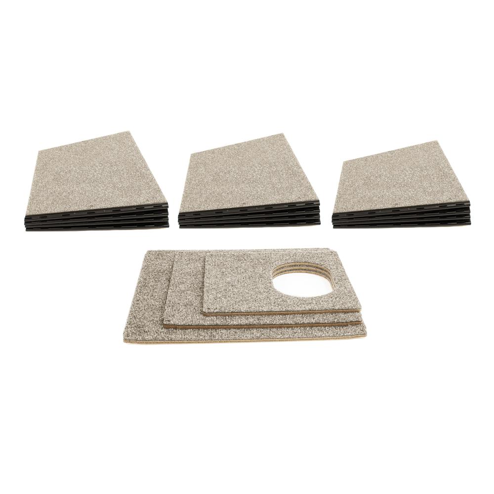 Happystack Cat Tower Model HS3SQTANLG Pyramid Style in Tan Indoor/Outdoor Carpet for Large Cats. Picture 7