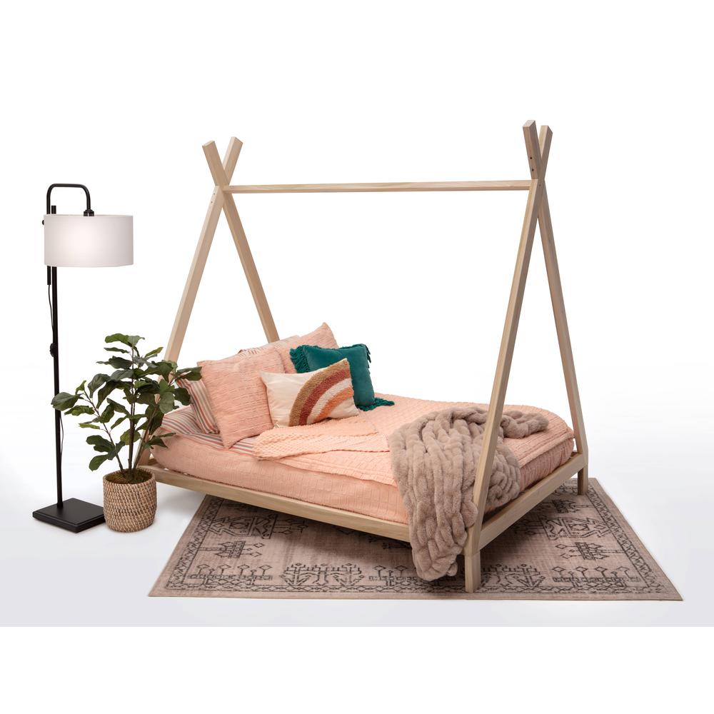 American Furniture Classics Full Size Teepee Bed with Raised Base. Picture 1