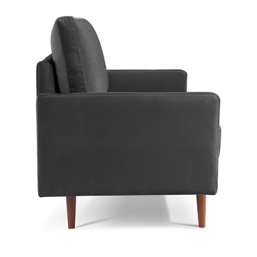 69 Inch Wide Upholstered Two Cushion Sofa with Square Arms. Picture 10