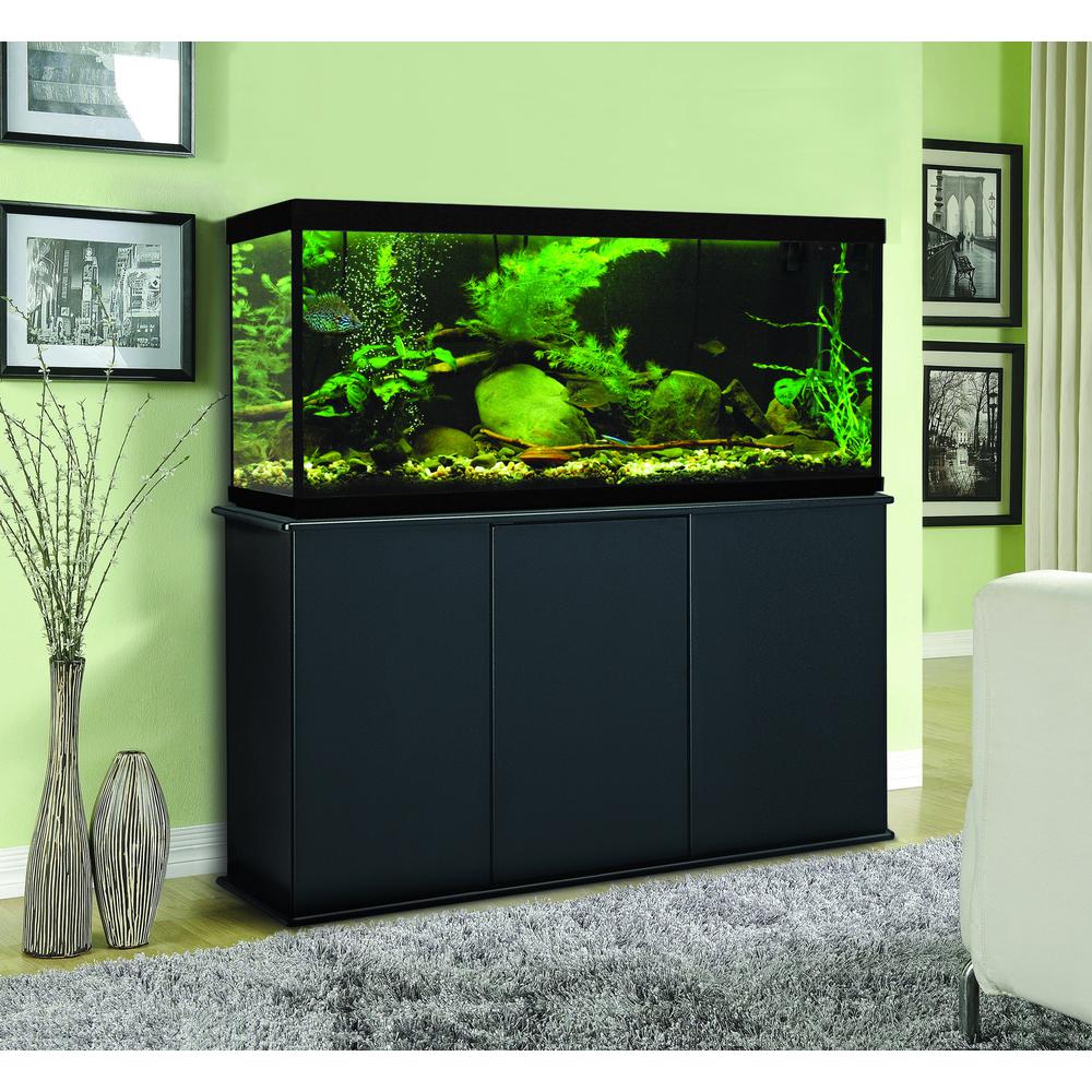 55 Gallon Black Upright Aquarium Stand. Picture 8