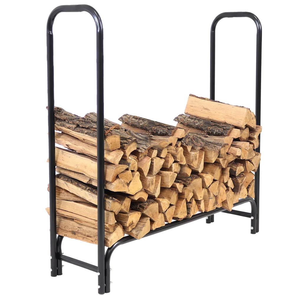 Outdoor Leisure Products Steel Log Rack w/Cover. Picture 3