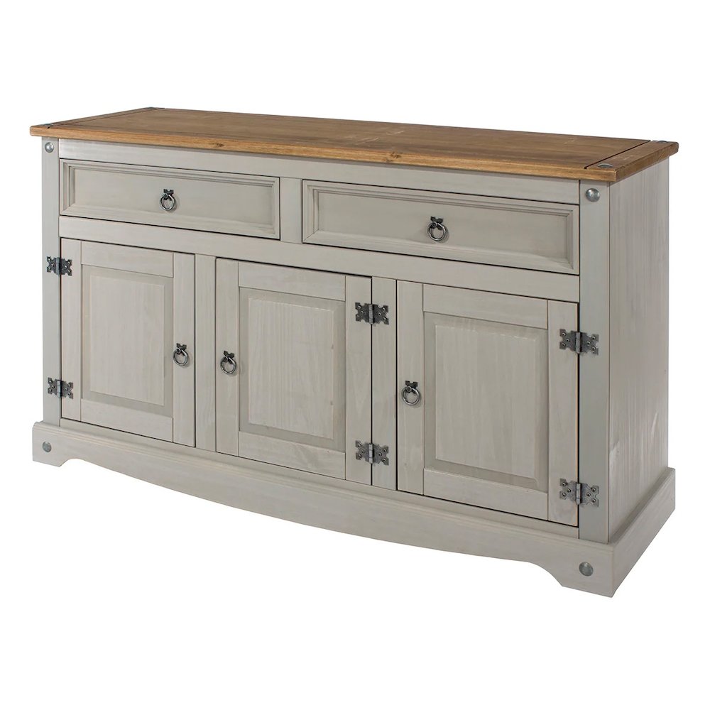 Wood Buffet Sideboard in Corona Gray. Picture 2