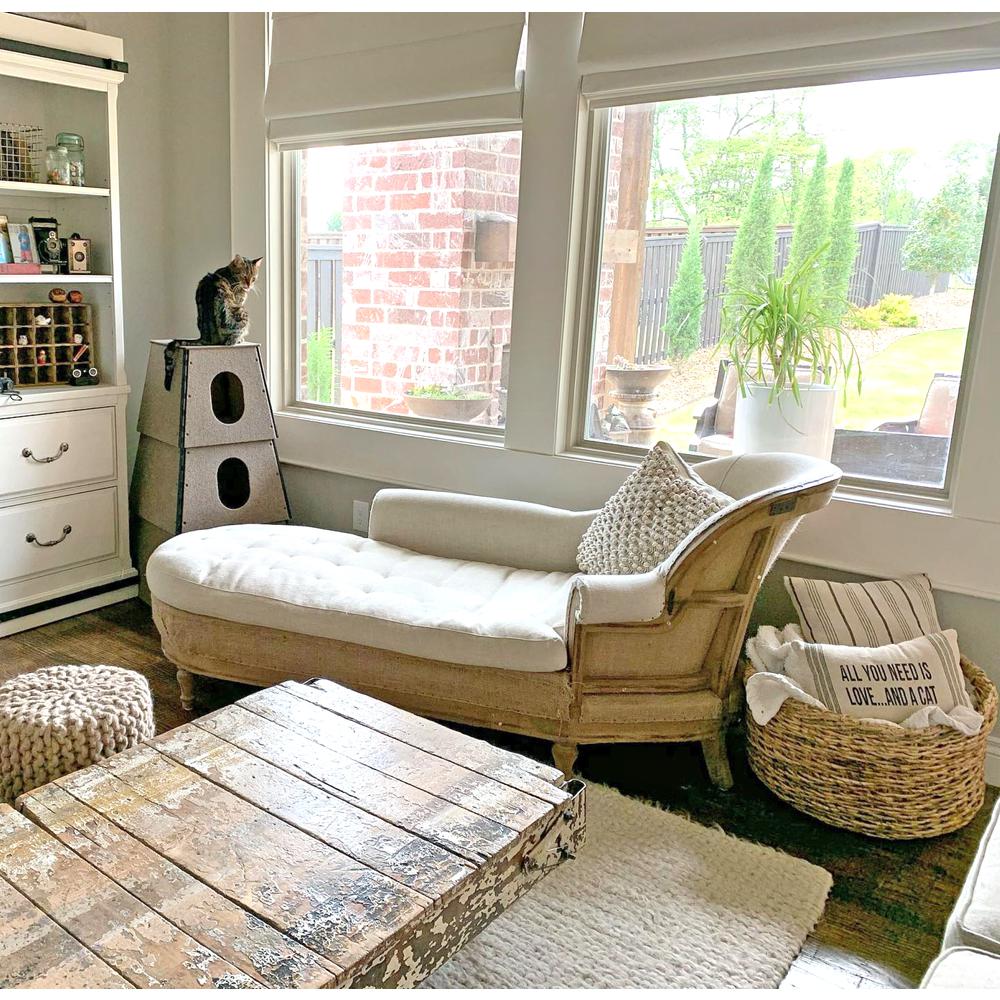 Happystack Cat Tower Model HS3SQTAN1 Pyramid Design in Tan Indoor/Outdoor Carpet. Picture 9