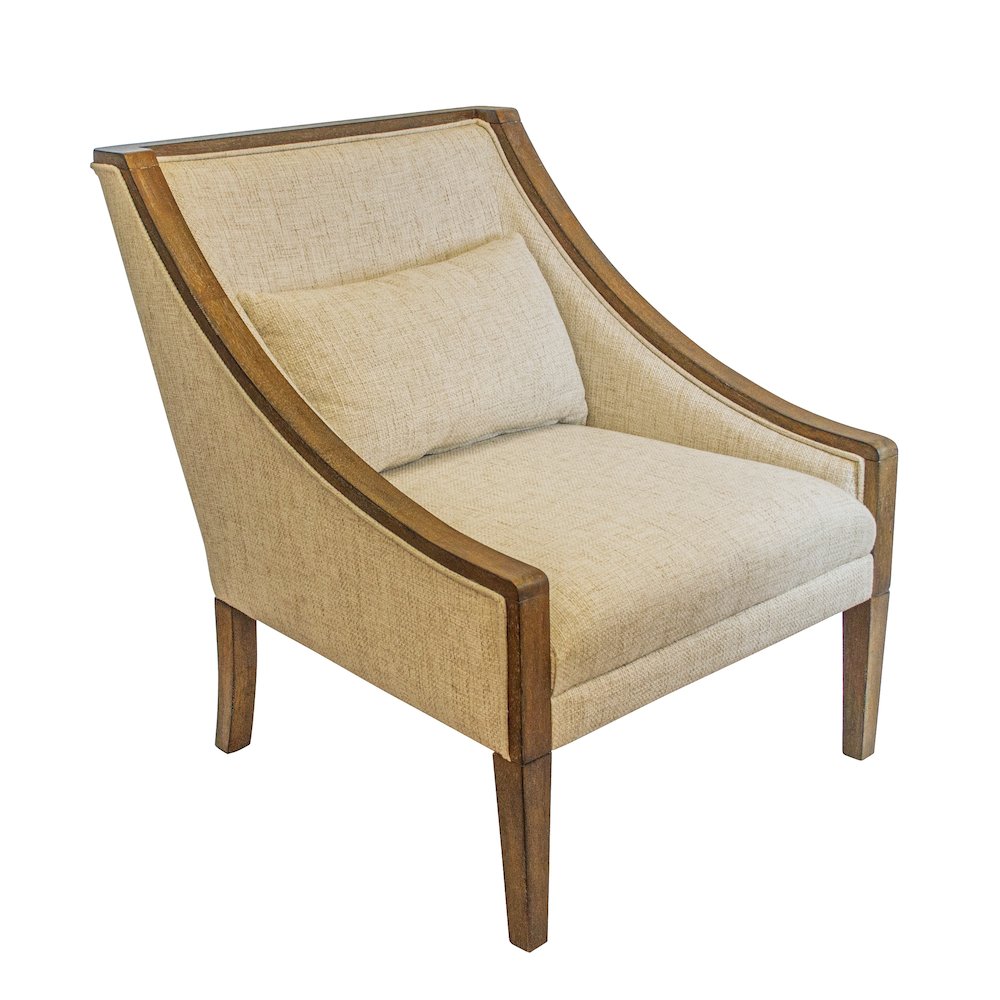 OS Home Occasional Side Accent Chair Model DS305 Desert Ivory. Picture 8