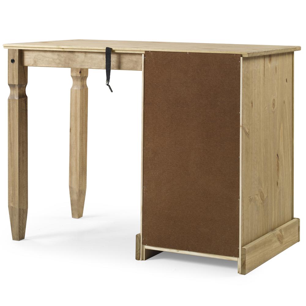 Model COR518 Cottage Series Wood Vanity/Desk in Corona Brown. Picture 6