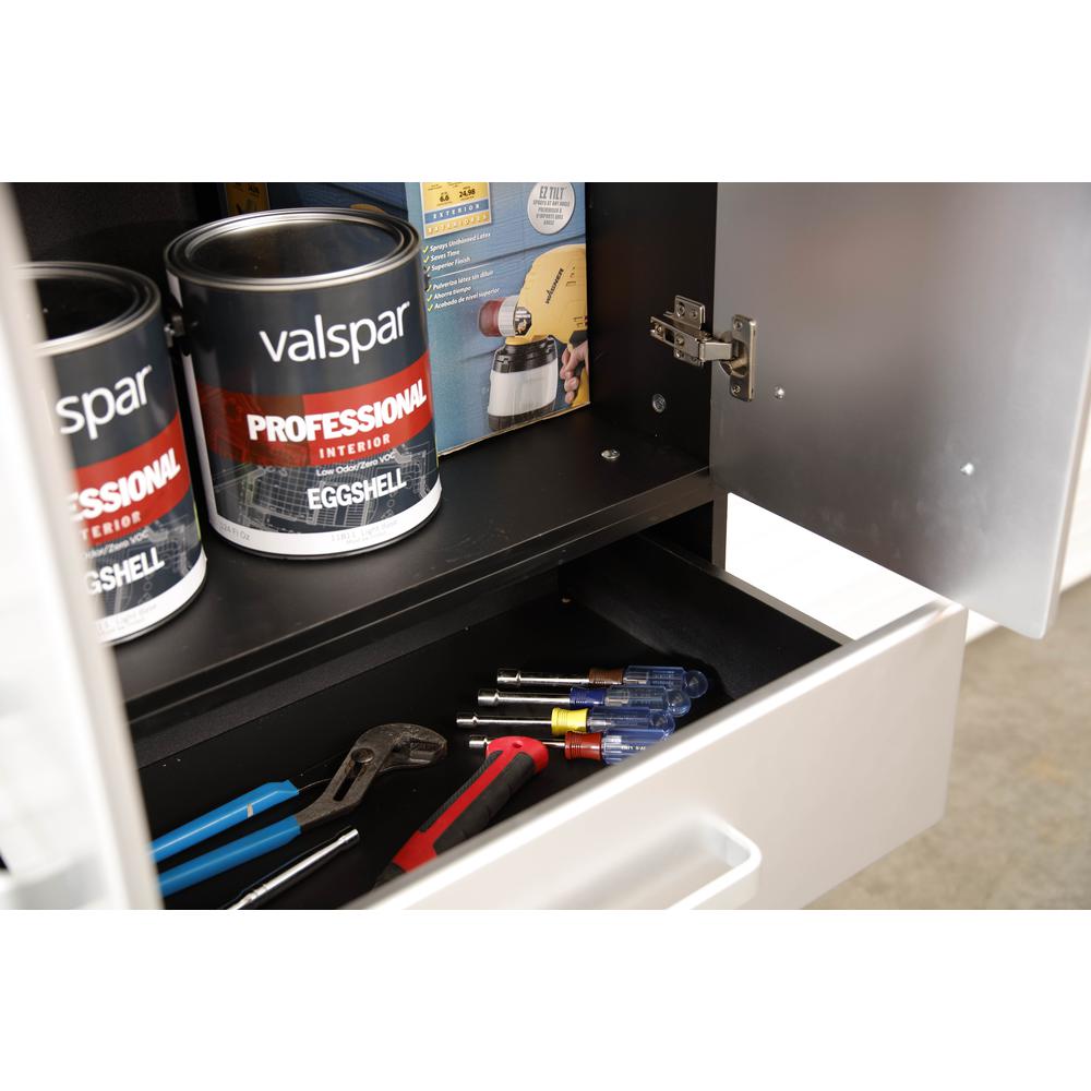 Tuff Stor 24206 Garage Storage Cabinet with Two Doors and Three Drawers. Picture 7