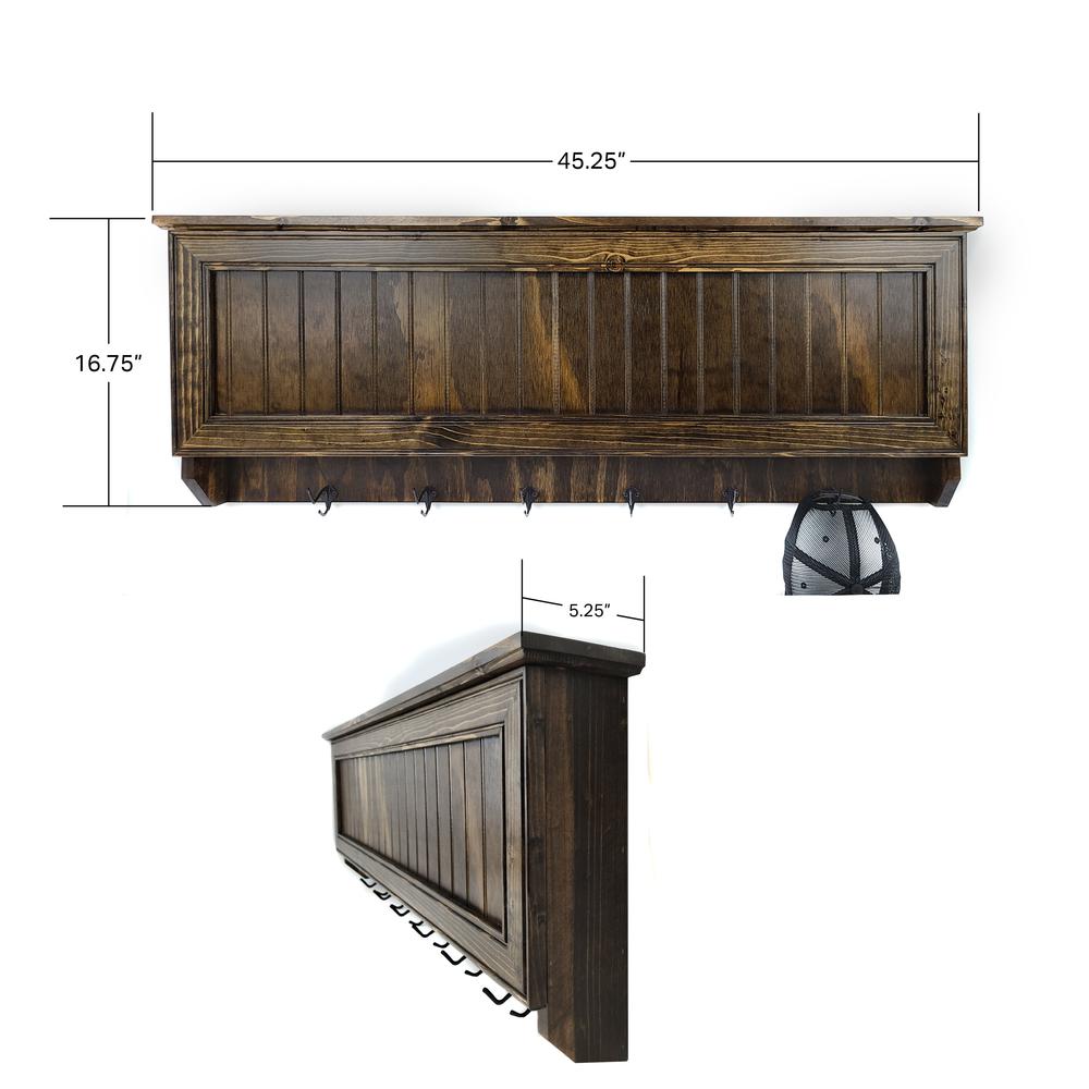 American Furniture Classics Wall Hanging Coat Rack - Thumbnail 5