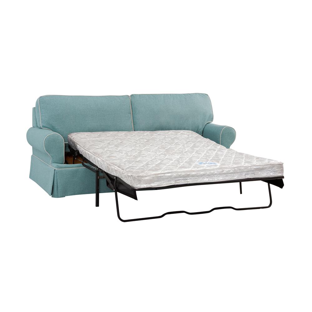 American Furniture Classics Sleeper Sofa with Four Accent Pillows. Picture 5