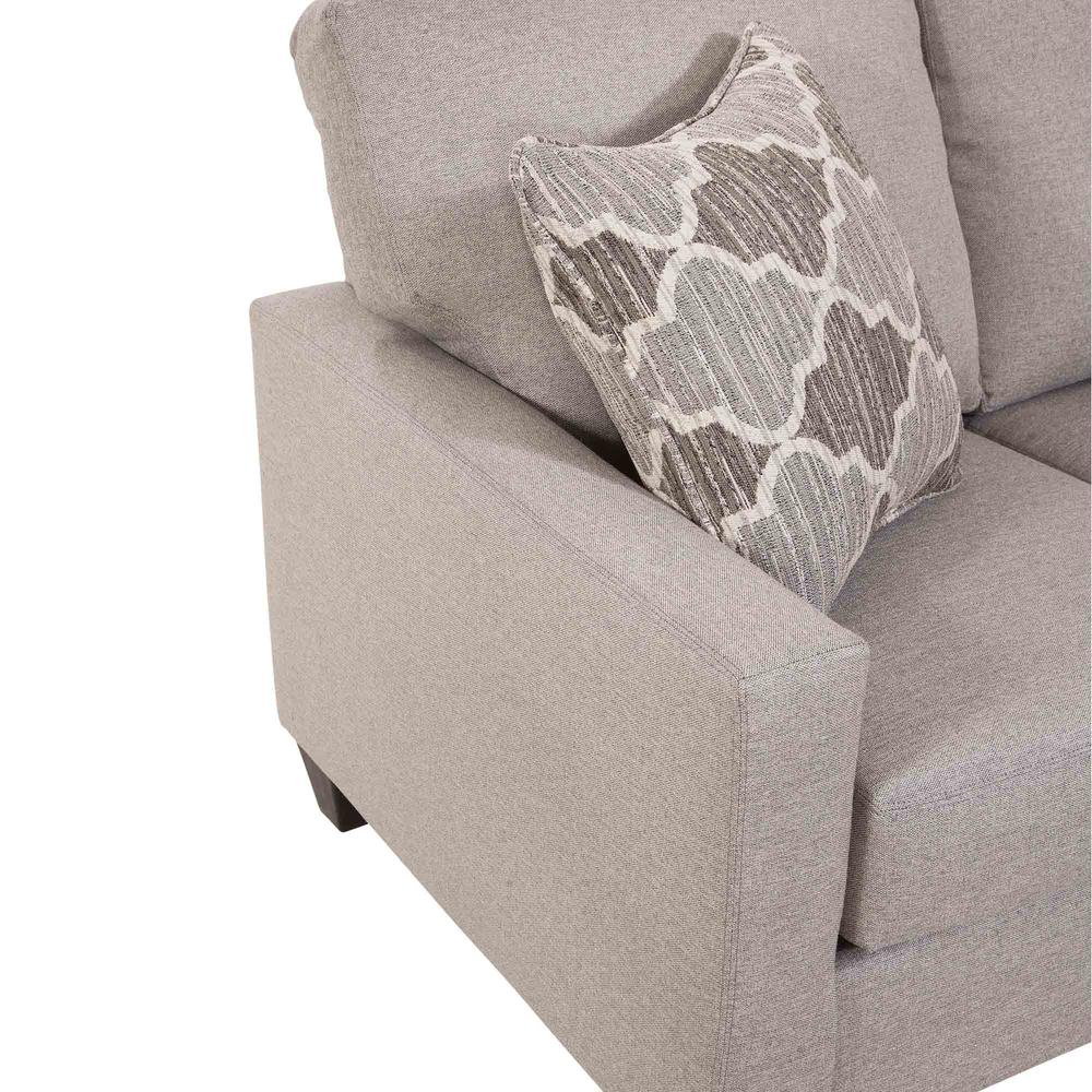 American Furniture Classics Loveseat with Two Accent Pillows. Picture 5