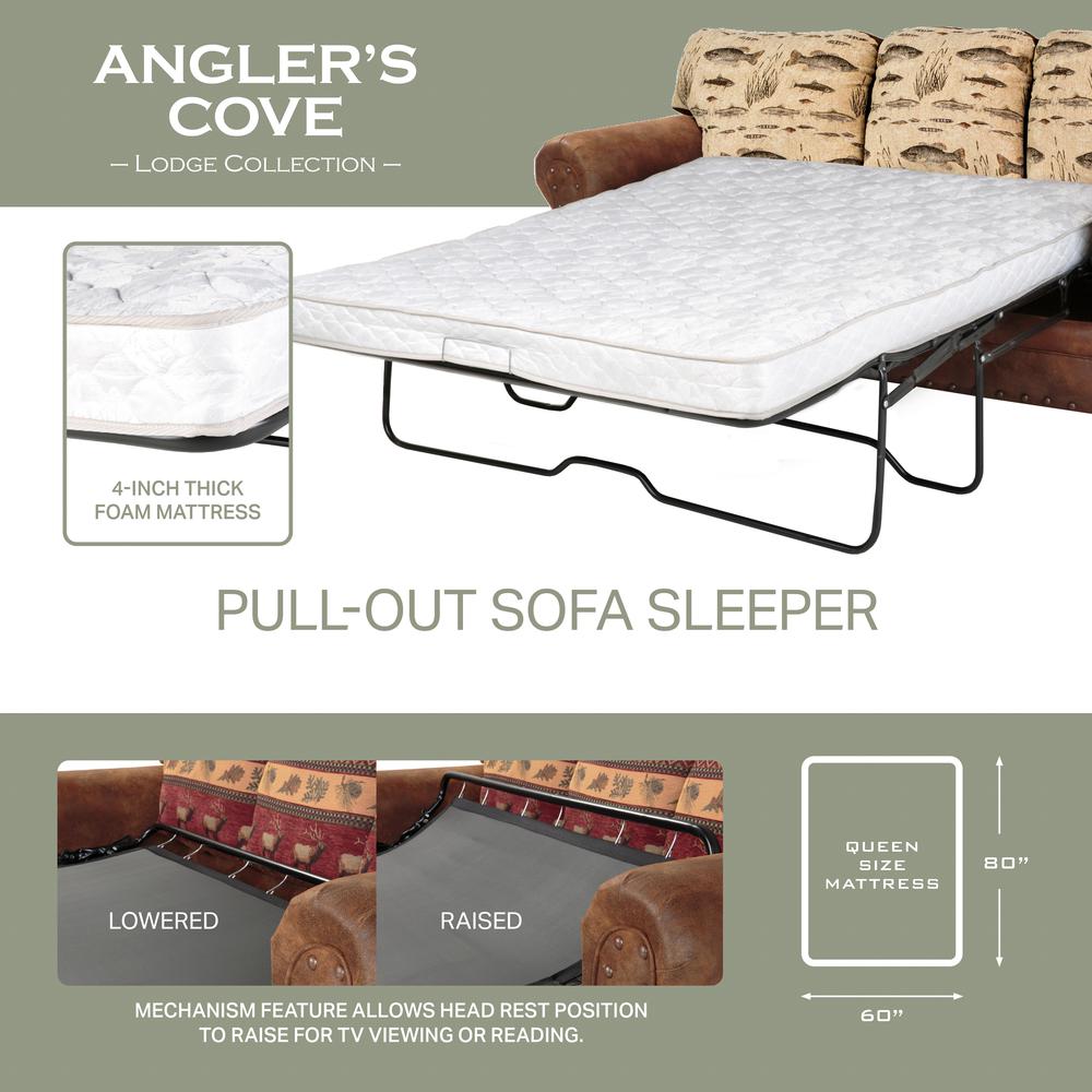 Angler's Cove 4-Piece Set with Sleeper. Picture 3