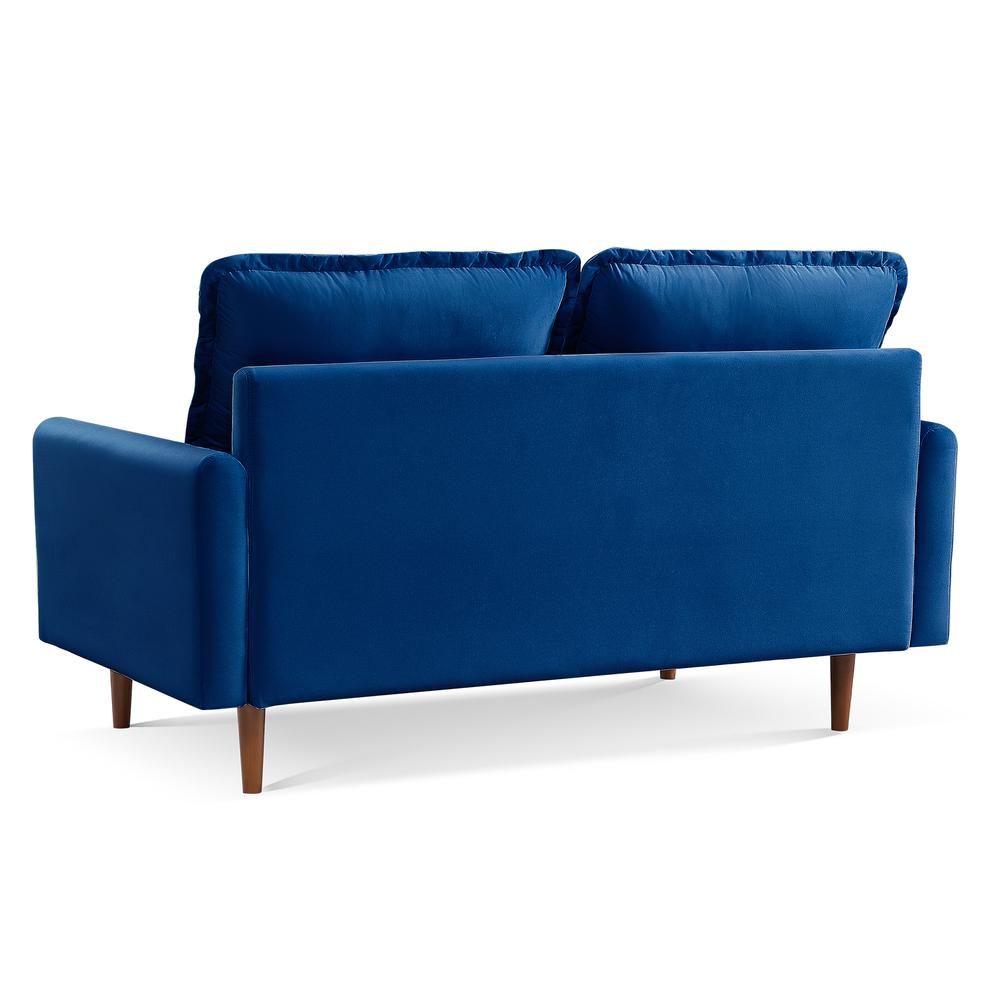 69 Inch Wide Upholstered Two Cushion Sofa with Cambered Arms. Picture 8