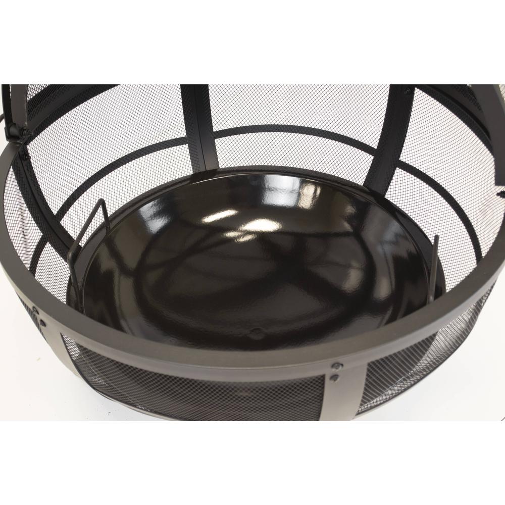 Outdoor Leisure Products Model 5511 32" Roundup Fire Pit with adjustable 20 inch cooking shelf. Picture 5