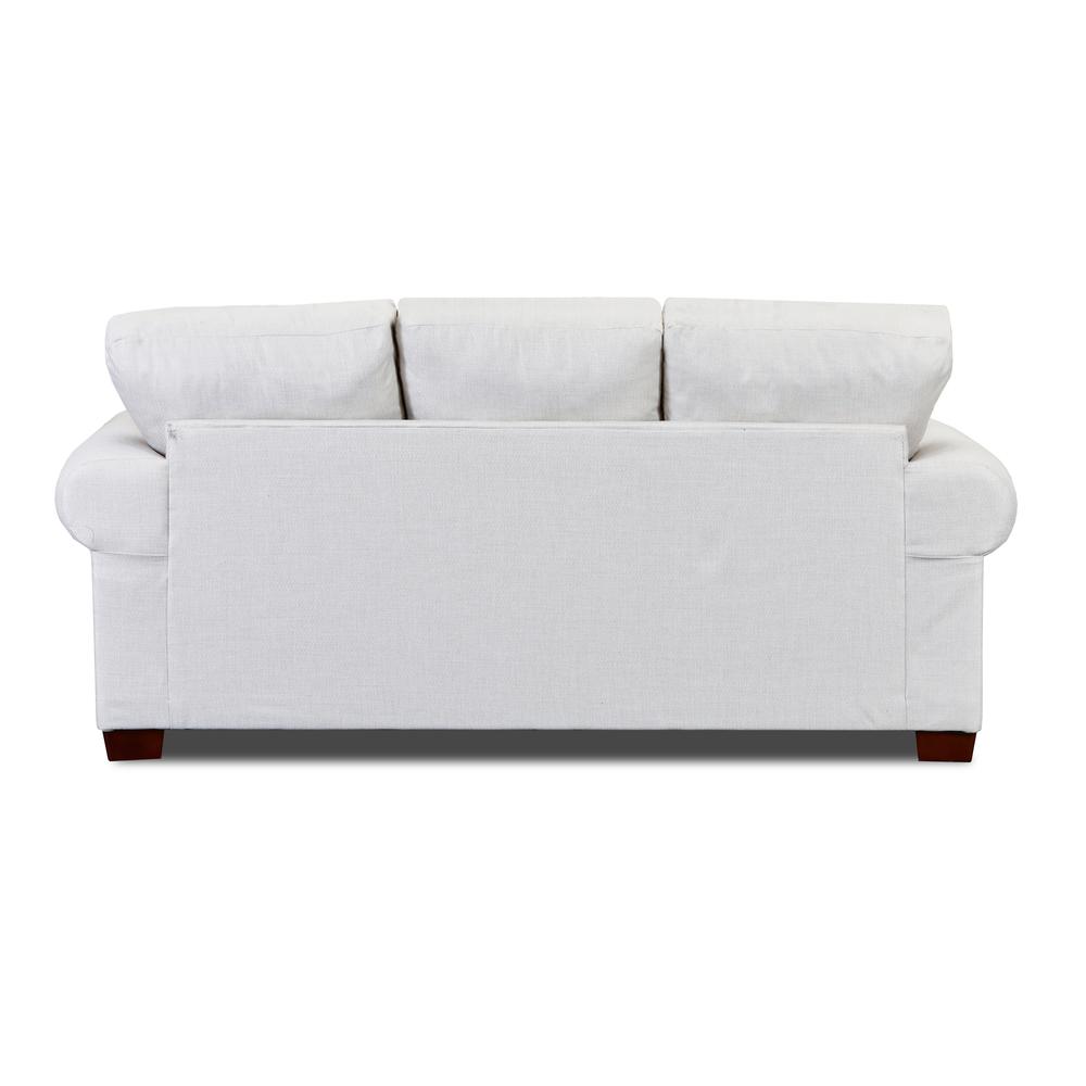 Living Room Pembroke Sofa with Four Throw Pillows. Picture 6