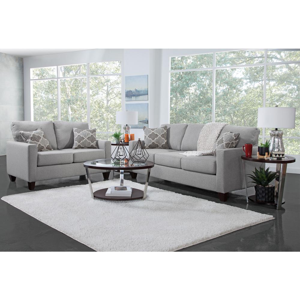 American Furniture Classics Loveseat with Two Accent Pillows. Picture 8