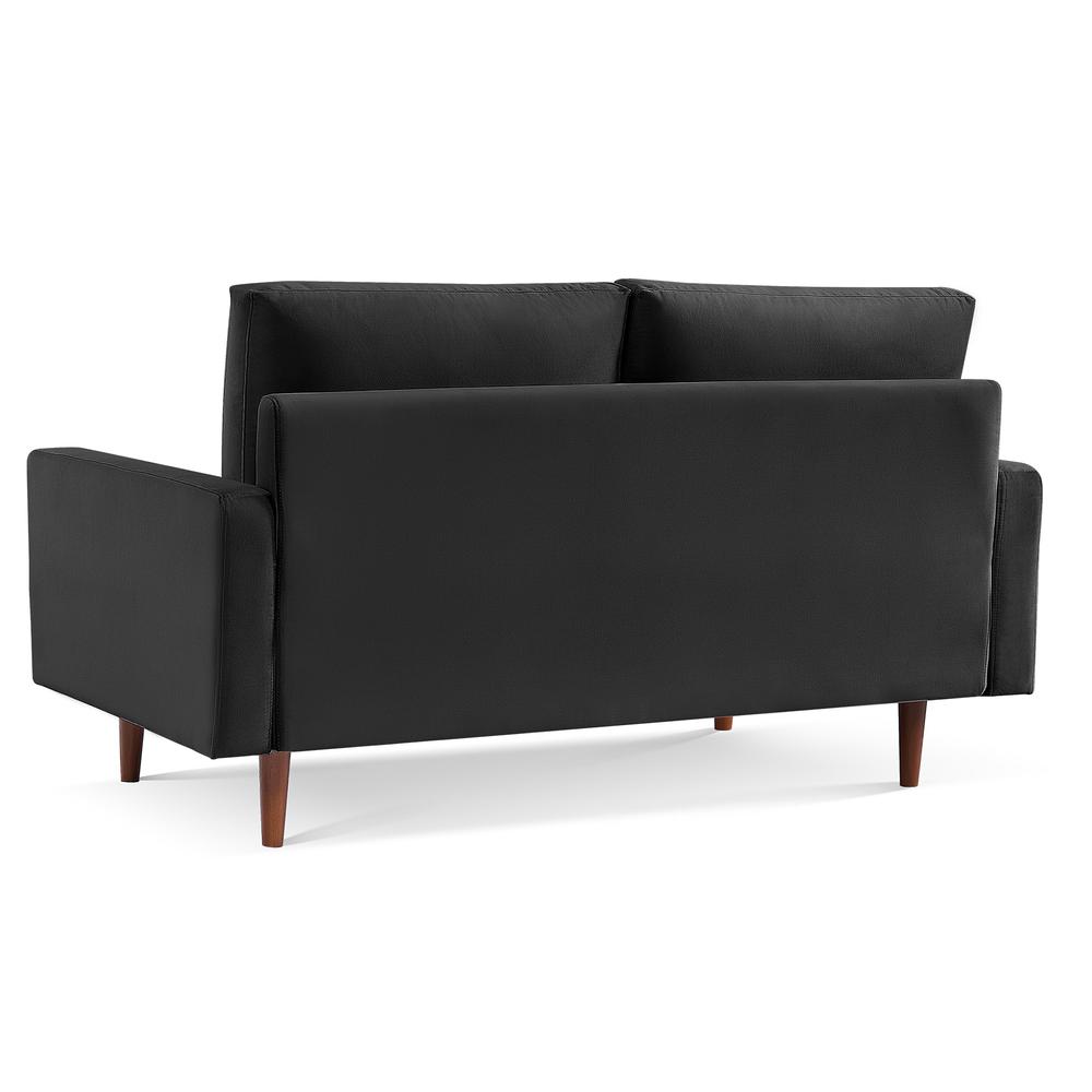 69 Inch Wide Upholstered Two Cushion Sofa with Square Arms. Picture 6