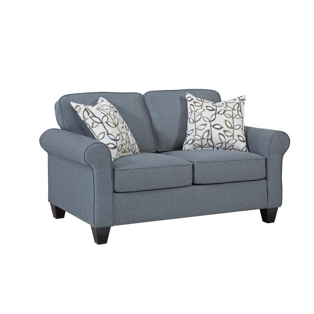American Furniture Classics Loveseat and 2 Accent Pillows. Picture 1