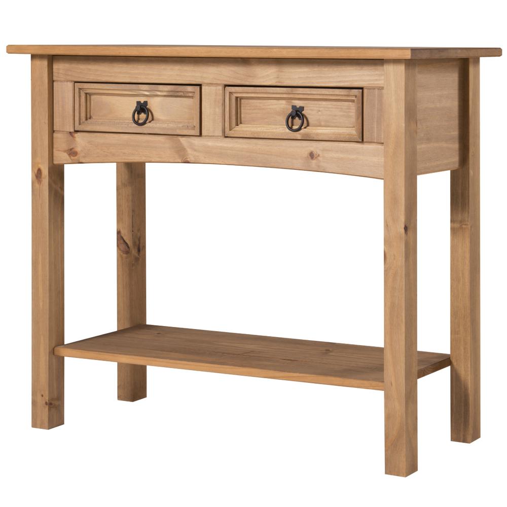 Model COR934 Cottage Series Solid Wood Hall Table in Corona Brown. Picture 1