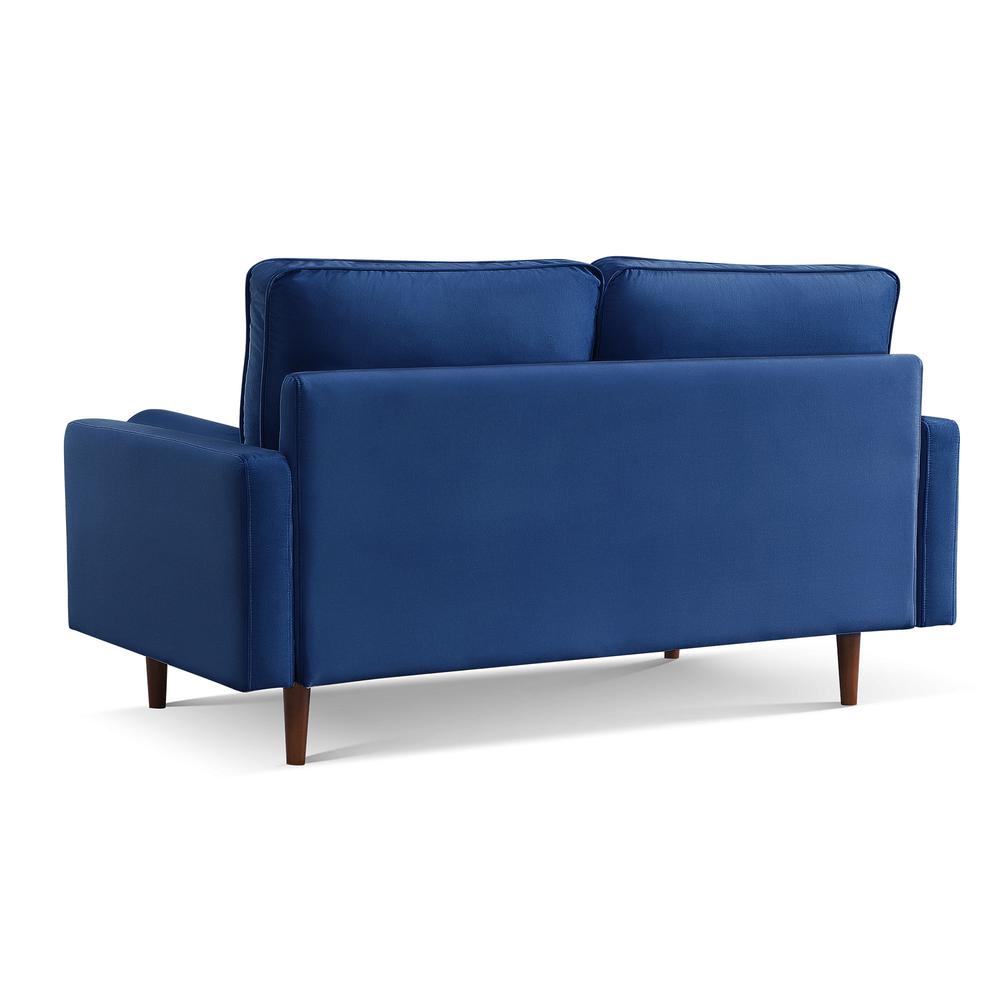 69 Inch Wide Upholstered Two Cushion Sofa with Bolster Pillows. Picture 9