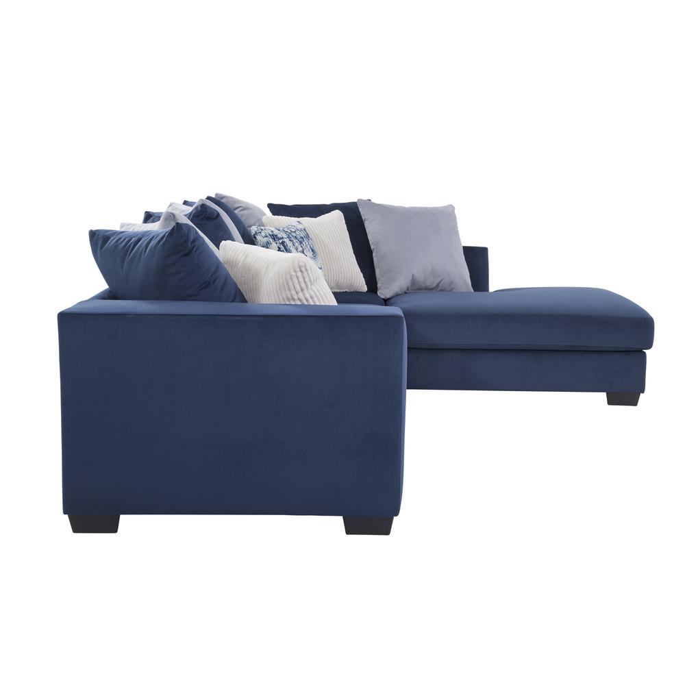 American Furniture L Shaped Sectional Sofa with 8 Back Pillows and 4 Accent Pillows. Picture 7