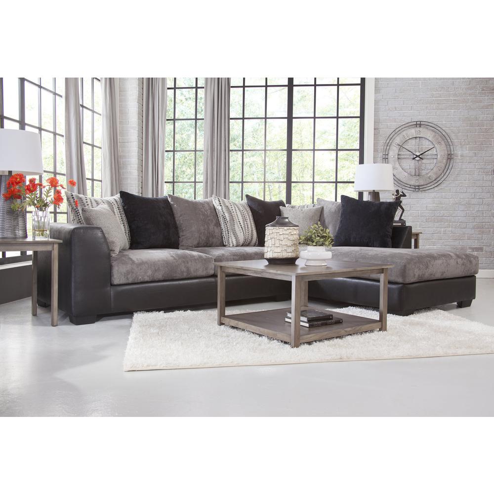 American Furniture L Shaped Sectional Sofa with 8 Back Pillows and 2 Accent Pillows. Picture 5