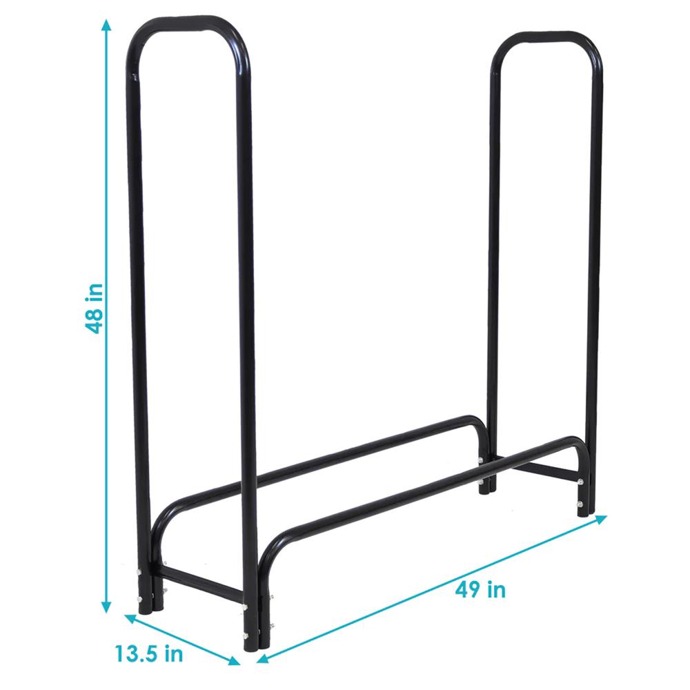 Outdoor Leisure Products Steel Log Rack w/Cover. Picture 6
