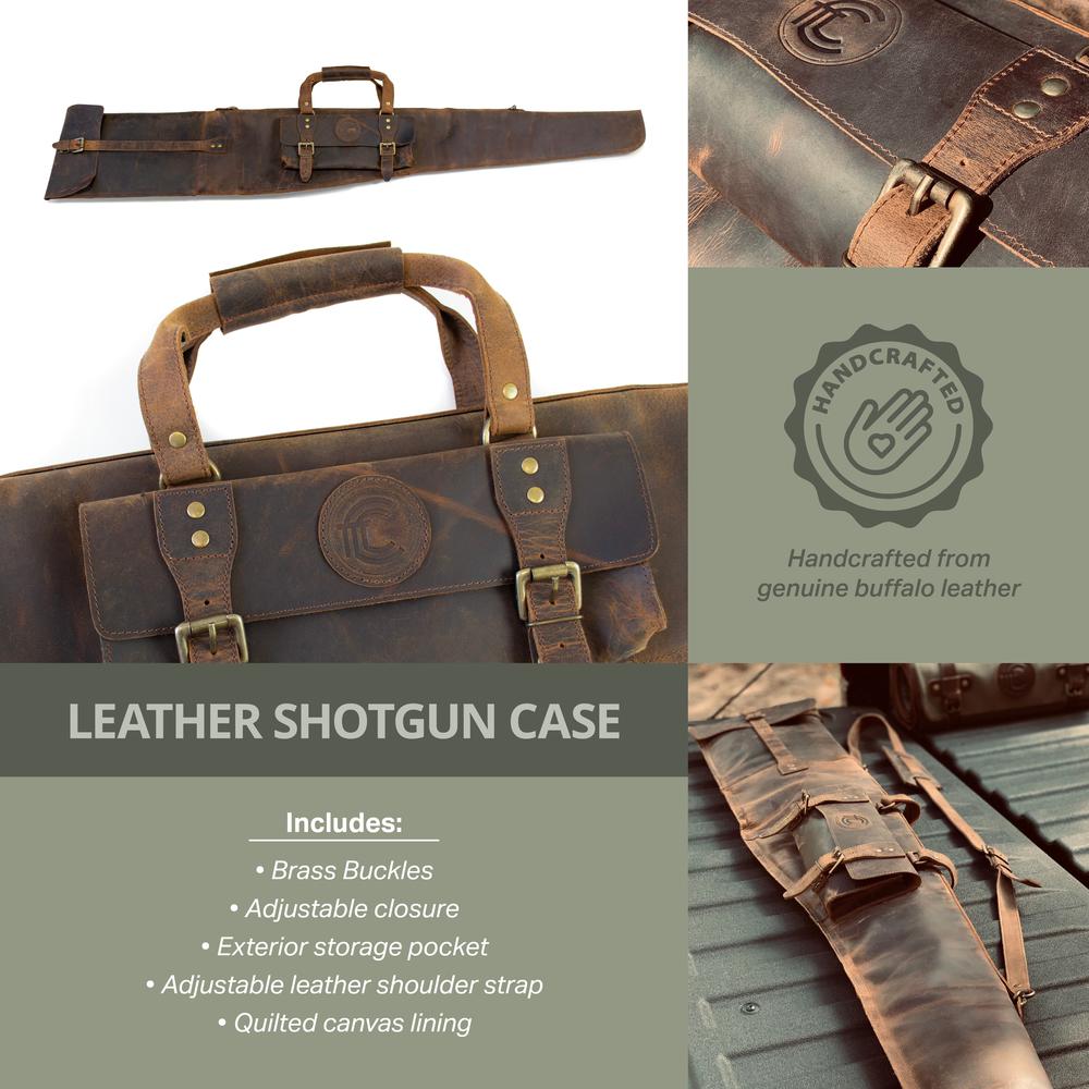 Leather Shotgun Case. Picture 8