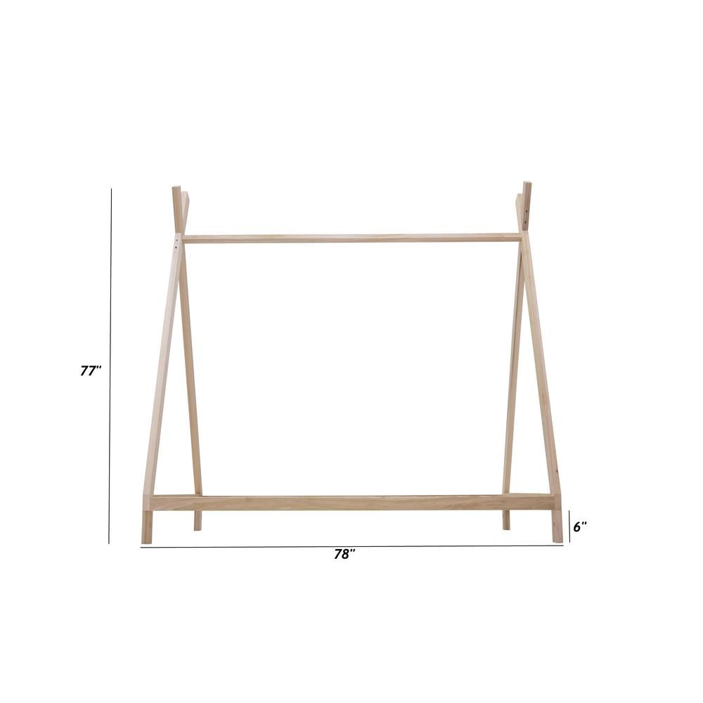 American Furniture Classics Full Size Teepee Bed with Raised Base. Picture 10