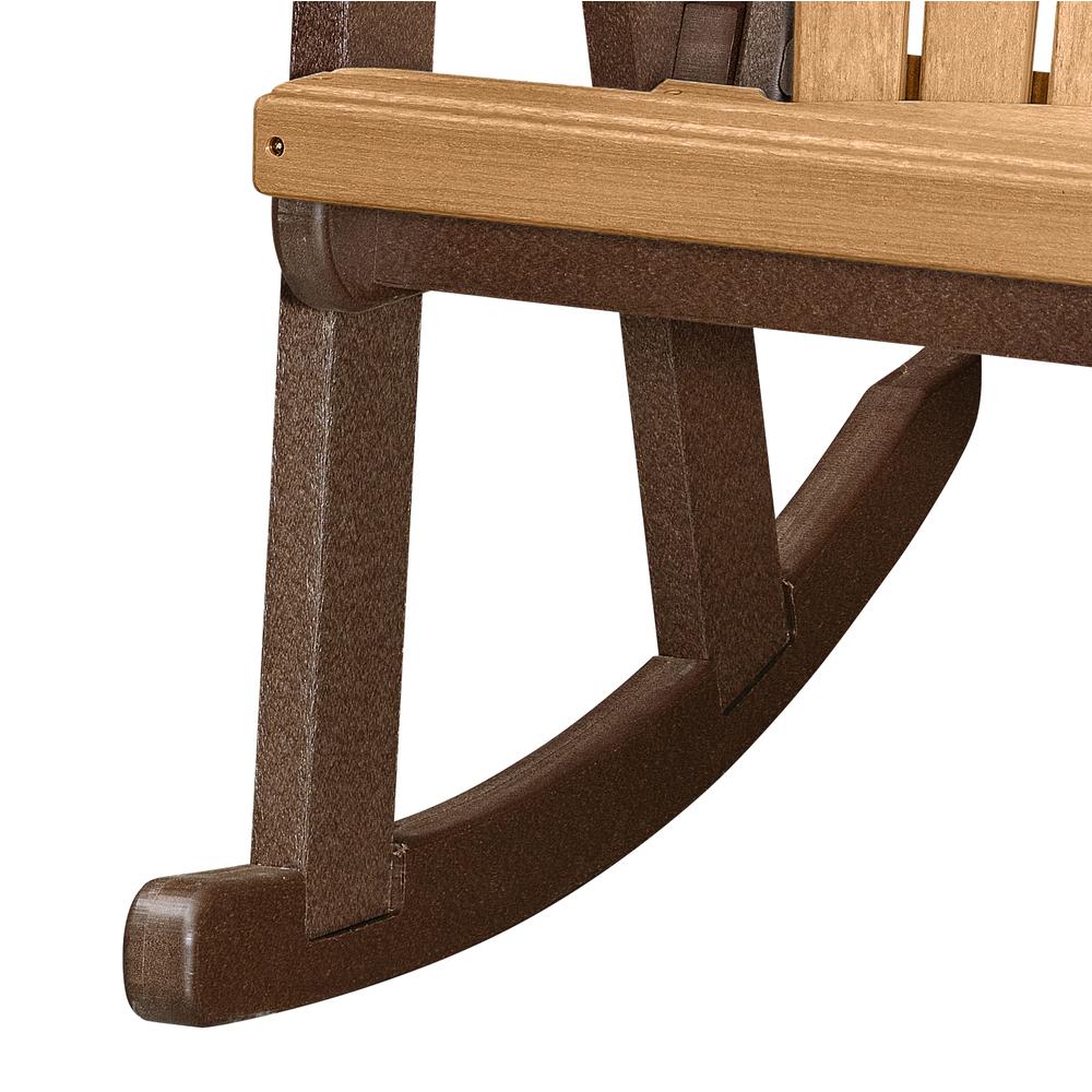OS Home and Office Rocking Chair in Cedar with a Tudor Brown Base. Picture 5