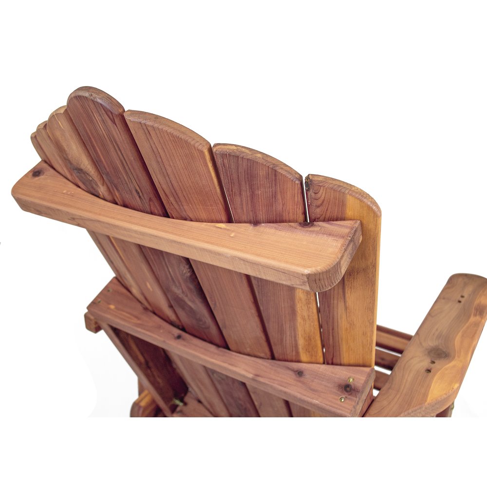 Cedar Adirondack Swivel Glider. Picture 8