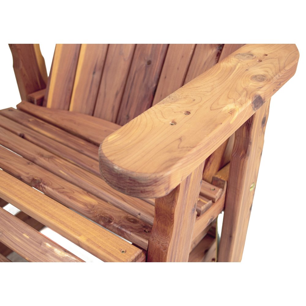 Cedar Adirondack Swivel Glider. Picture 9