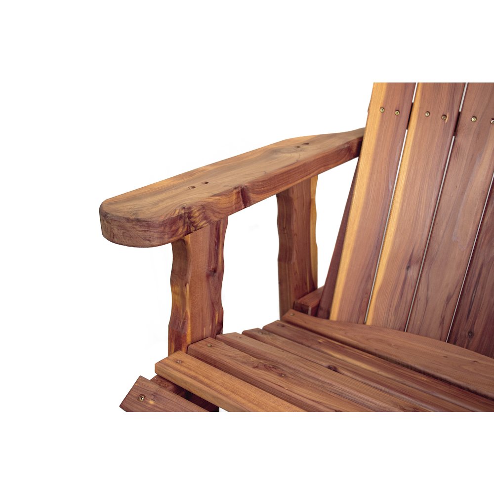 Cedar Adirondack Swivel Glider. Picture 10